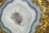 Las Choyas Geode w/ Banded Agate and Quartz - Mexico #373025-1